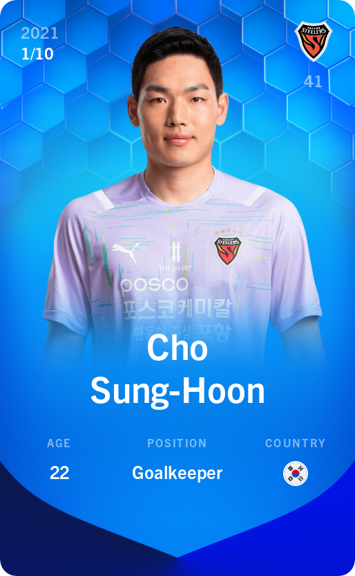 Sorare - Sorare Official - Cho Sung-Hoon 2021-22 • Super Rare 1/10 - NFT # 33113749147746569994712077181076755247799059083095760711332086456000264956817