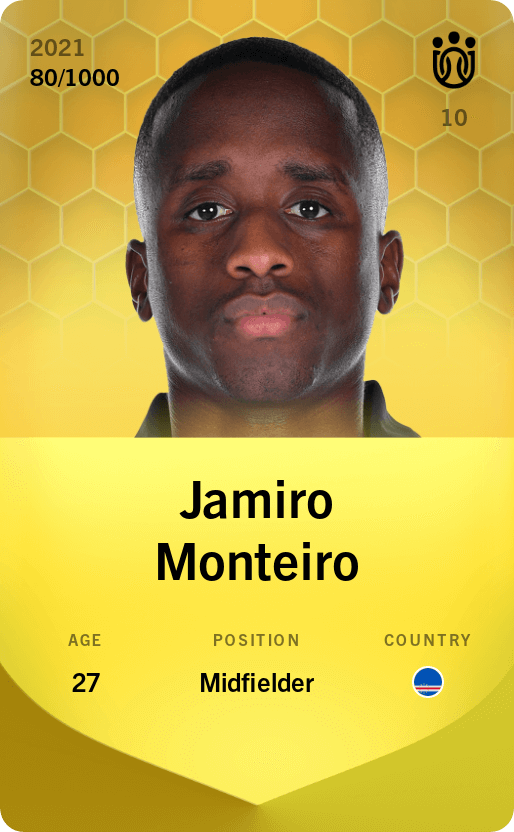 Jamiro Monteiro 2021-22 • Limited 80/1000