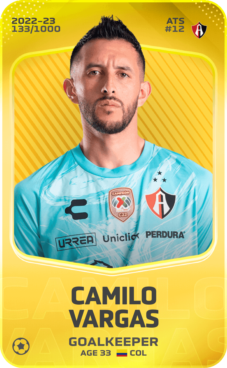 Camilo Vargas 2022-23 • Limited 133/1000
