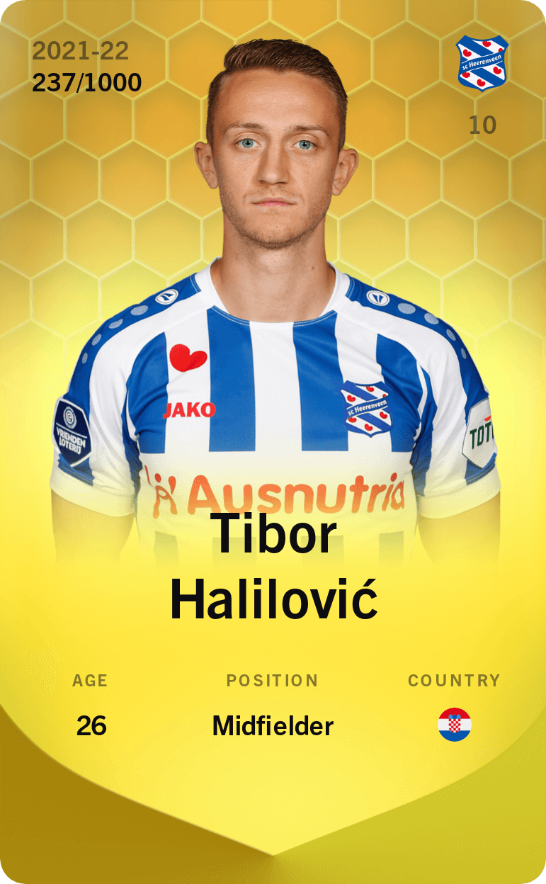 Tibor Halilović 2021-22 • Limited 237/1000