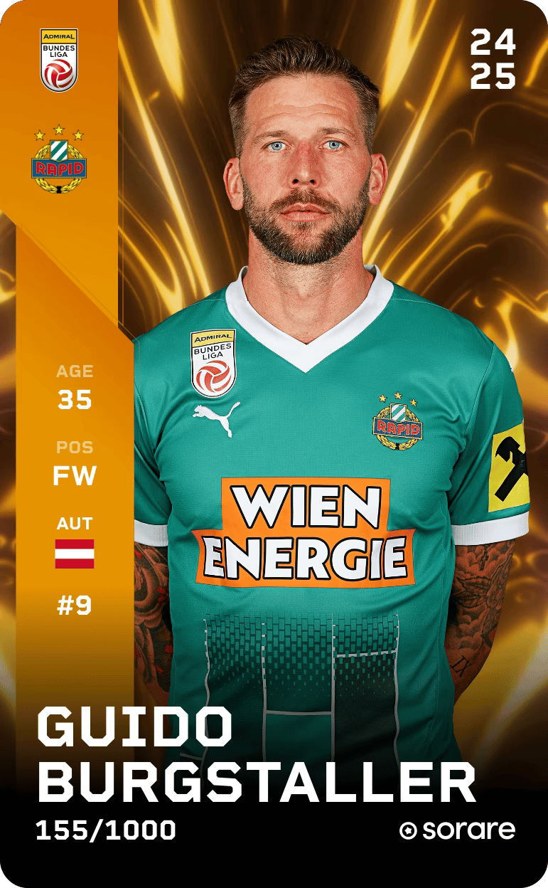 Guido Burgstaller 2024-25 • Limited 155/1000