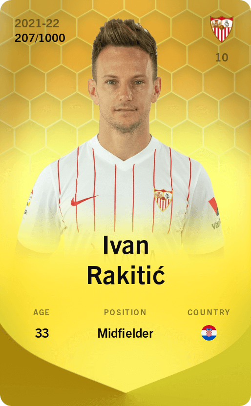 Ivan Rakitić 2021-22 • Limited 207/1000