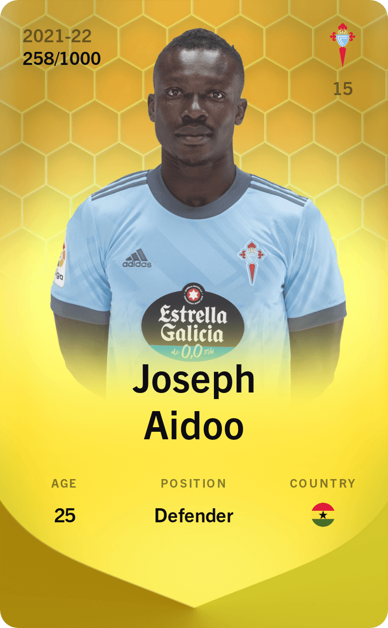 Joseph Aidoo 2021-22 • Limited 258/1000
