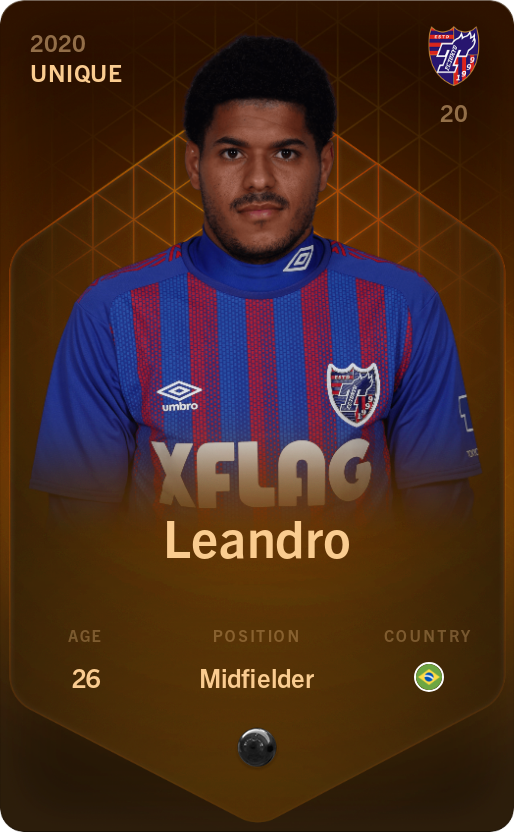 Sorare - Sorare Official - Leandro 2020-21 • Unique - NFT # 48409980109646938051024677425495013250225298794744094206126592413837406561092