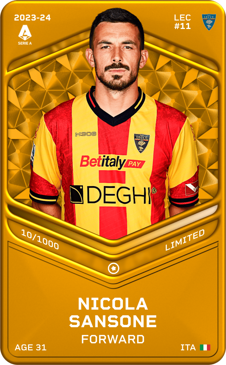 Nicola Sansone 2023-24 • Limited 10/1000