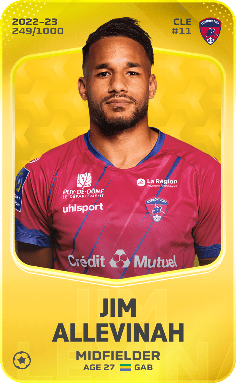 Jim Allevinah 2022-23 • Limited 249/1000