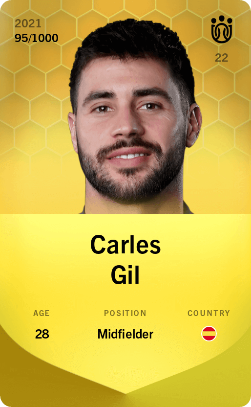 Carles Gil 2021-22 • Limited 95/1000