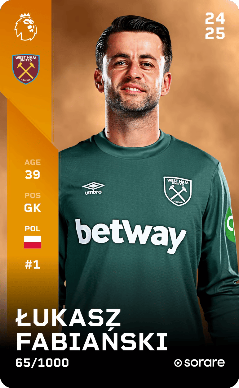 Łukasz Fabiański 2024-25 • Limited 65/1000