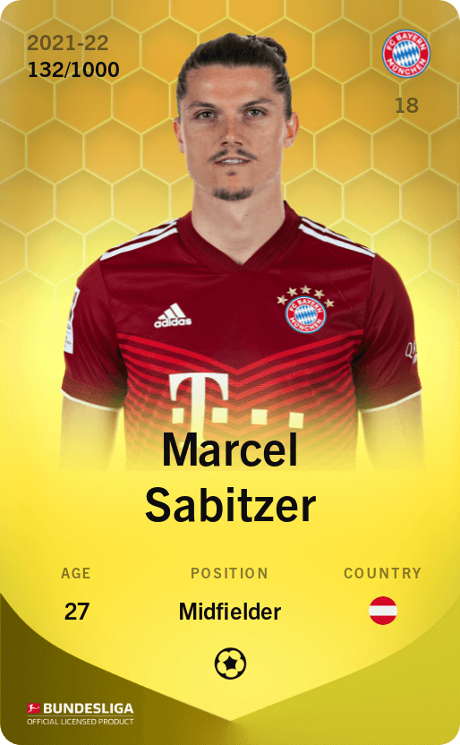 Marcel Sabitzer 2021-22 • Limited 132/1000