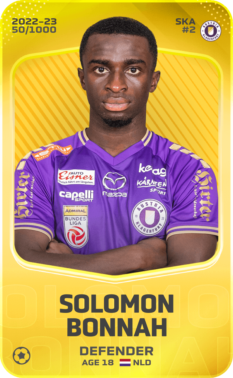 Solomon Bonnah 2022-23 • Limited 50/1000
