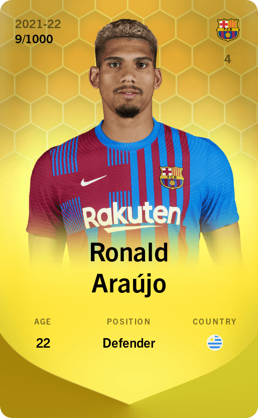 Ronald Araújo 2021-22 • Limited 9/1000
