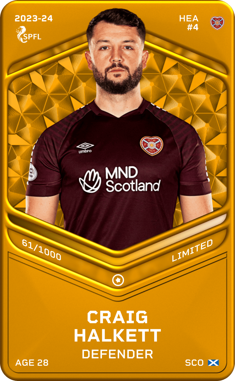 Craig Halkett 2023-24 • Limited 61/1000