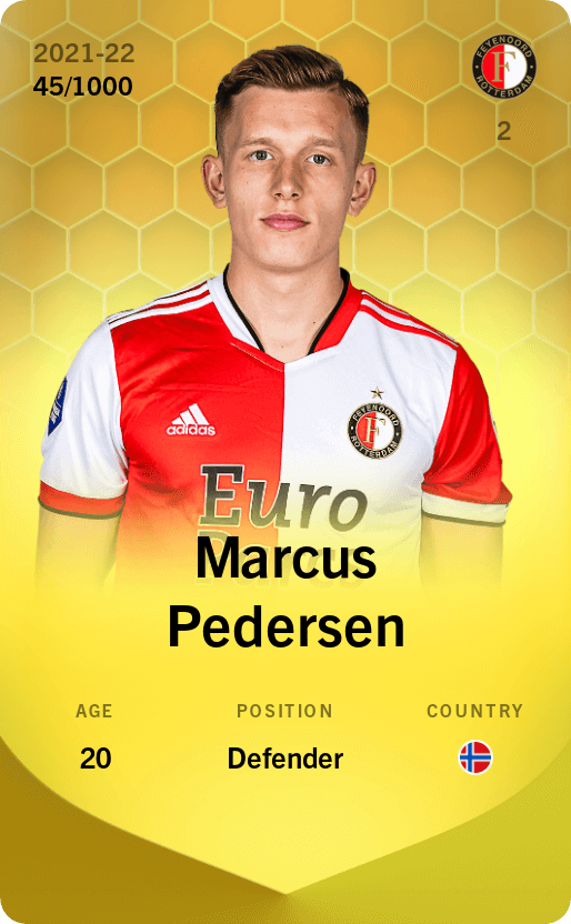Marcus Pedersen 2021-22 • Limited 45/1000