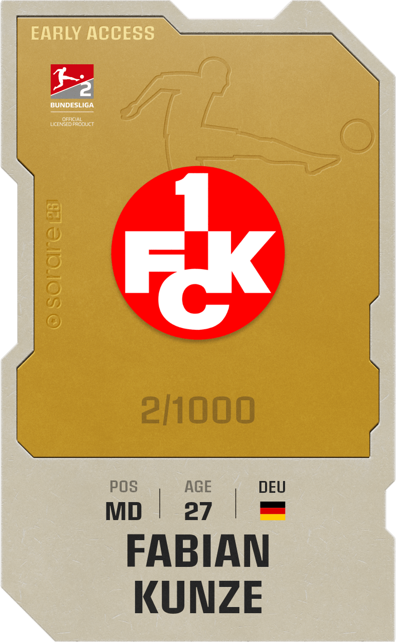 Fabian Kunze 2025-26 • Limited 2/1000