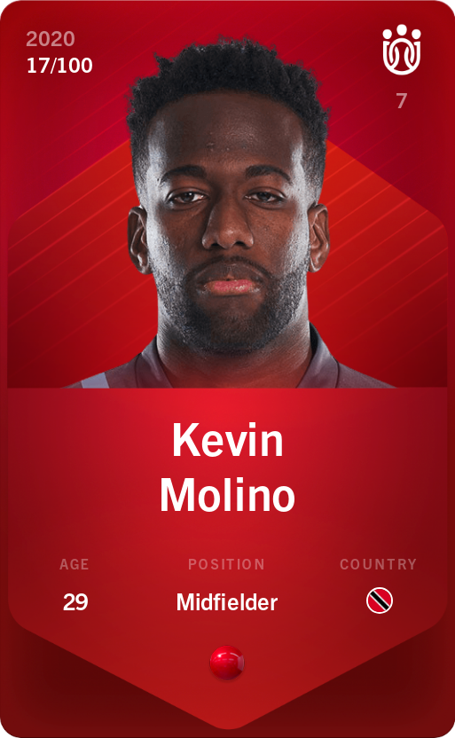 Sorare - Sorare Official - Kevin Molino 2020-21 • Rare 17/100 - NFT # 69771228191484935410261983271936775442819823302877889659035268440821080787119