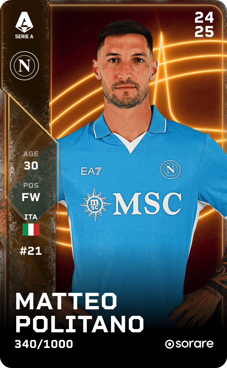 Matteo Politano 2024-25 • Limited 340/1000