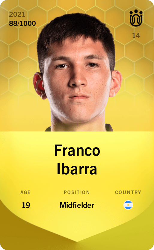 Franco Ibarra 2021-22 • Limited 88/1000