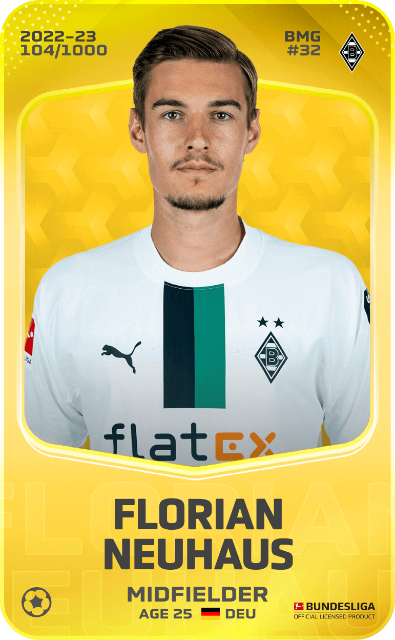 Florian Neuhaus 2022-23 • Limited 104/1000