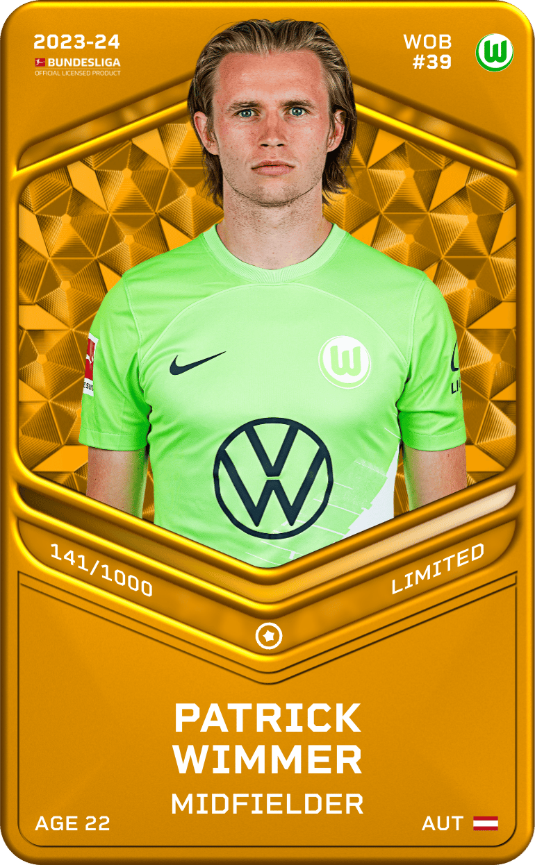 Patrick Wimmer 2023-24 • Limited 141/1000