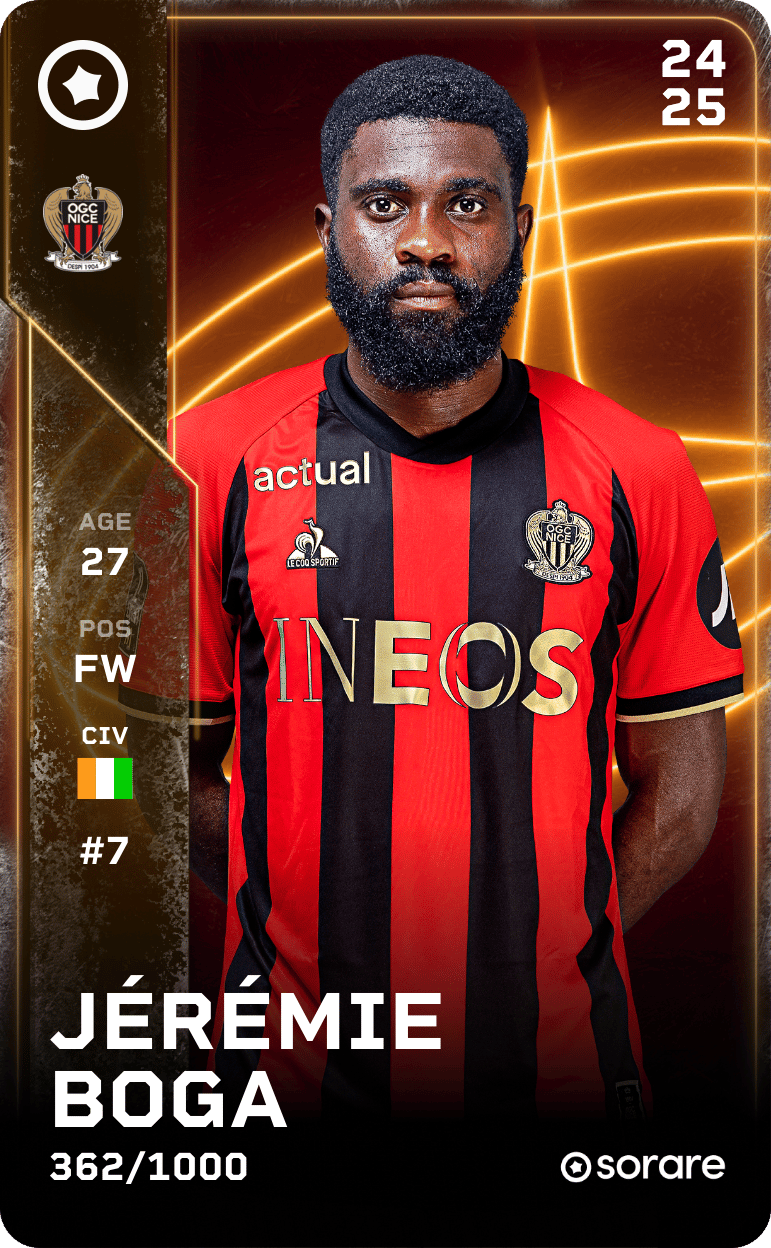 Jérémie Boga 2024-25 • Limited 362/1000