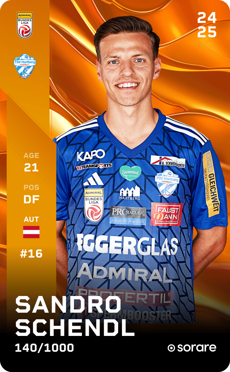 Sandro Schendl 2024-25 • Limited 140/1000