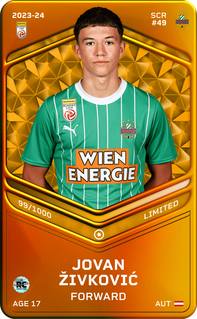 Jovan Živković 2023-24 • Limited 99/1000