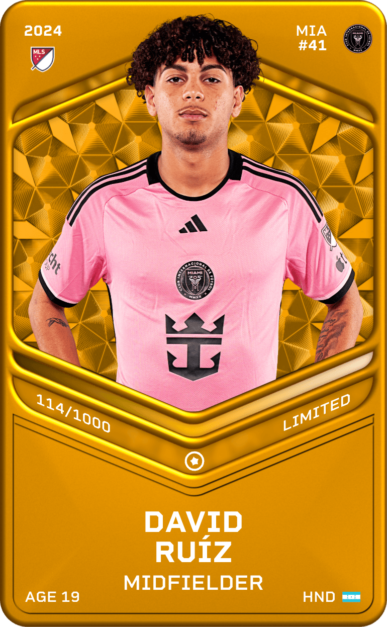 David Ruíz 2024-25 • Limited 114/1000