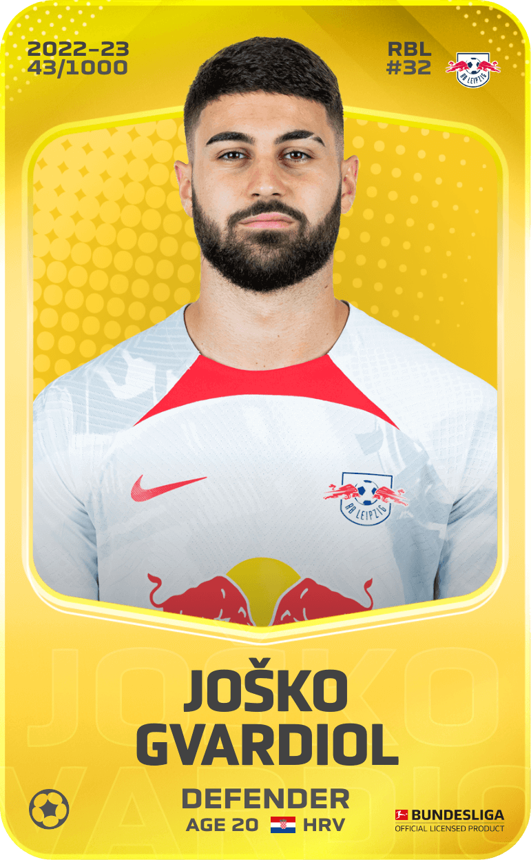 Joško Gvardiol 2022-23 • Limited 43/1000
