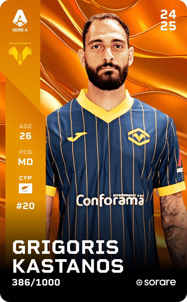 Grigoris Kastanos 2024-25 • Limited 386/1000