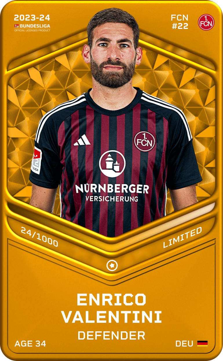 Enrico Valentini 2023-24 • Limited 24/1000