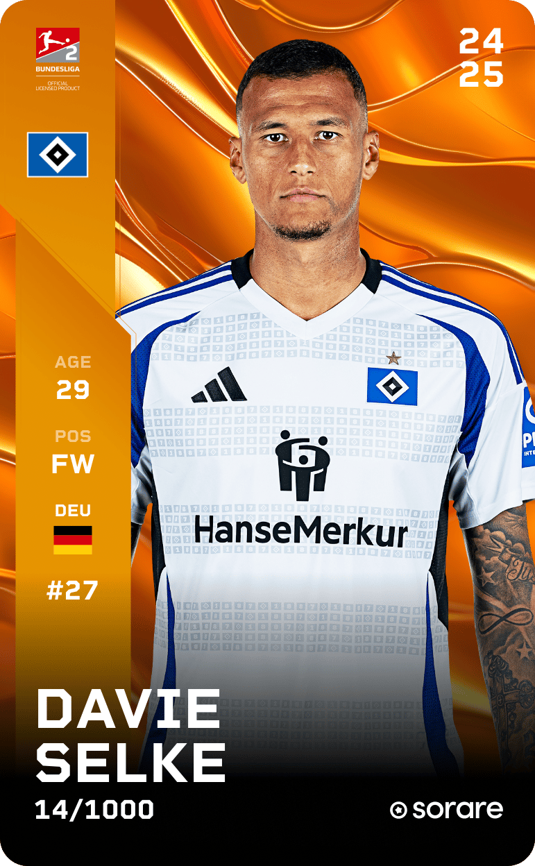 Davie Selke 2024-25 • Limited 14/1000