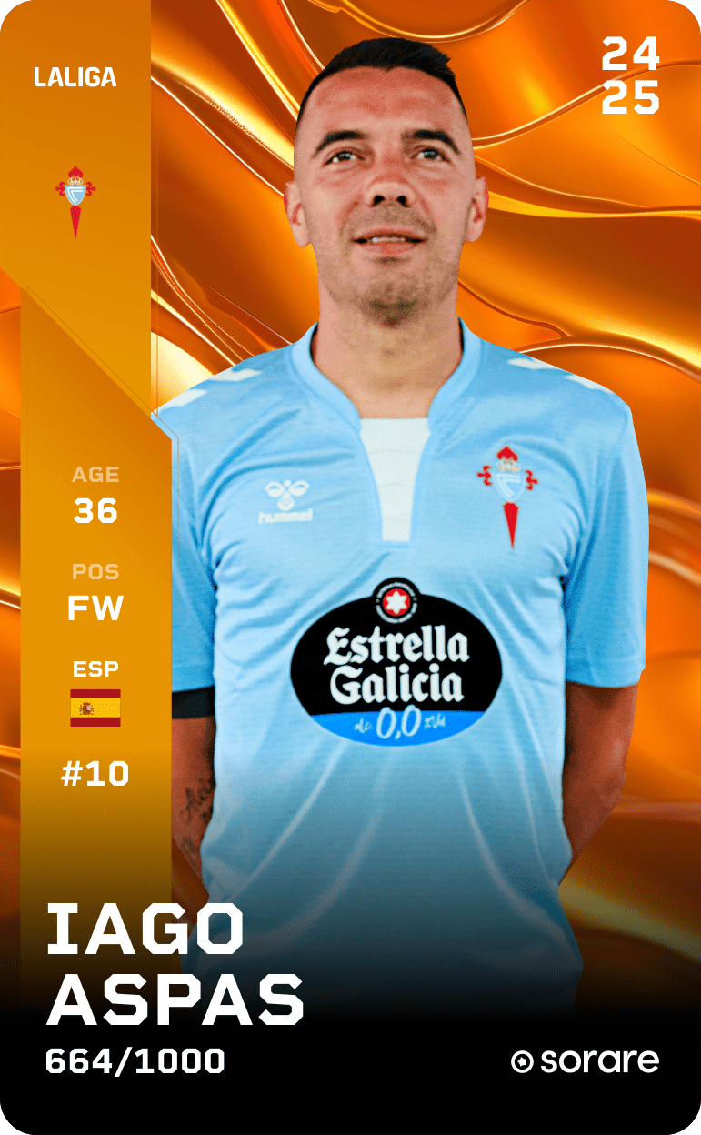 Iago Aspas 2024-25 • Limited 664/1000