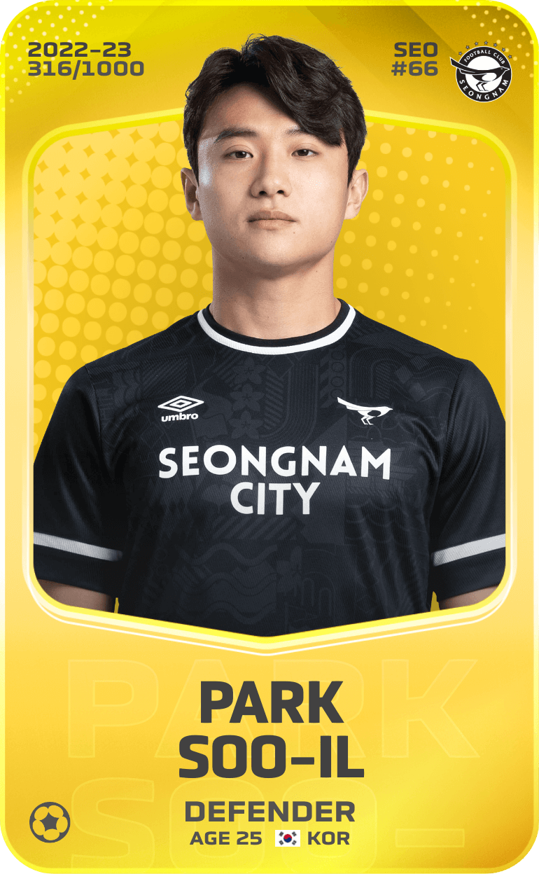 Park Soo-Il 2022-23 • Limited 316/1000