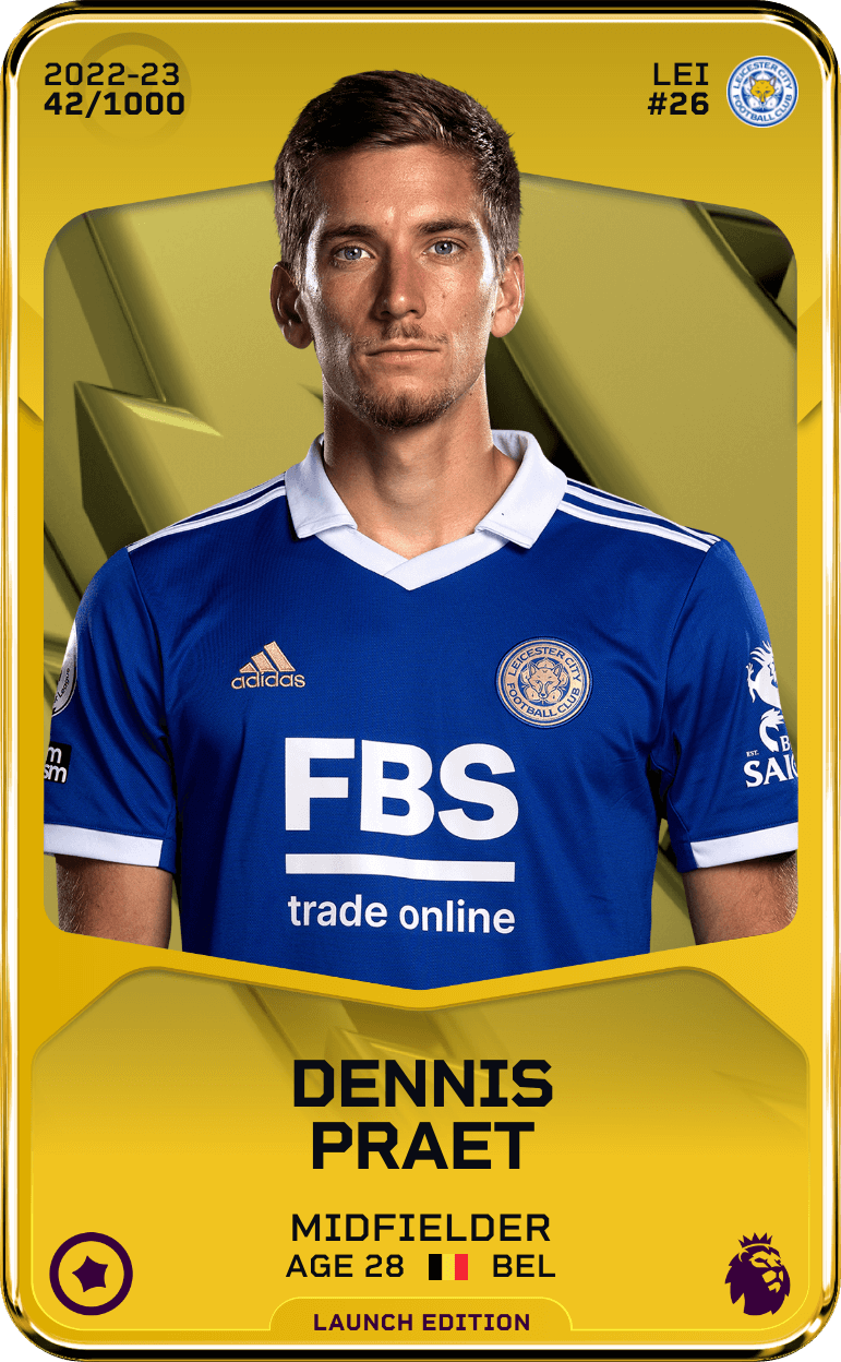 Dennis Praet 2022-23 • Limited 42/1000