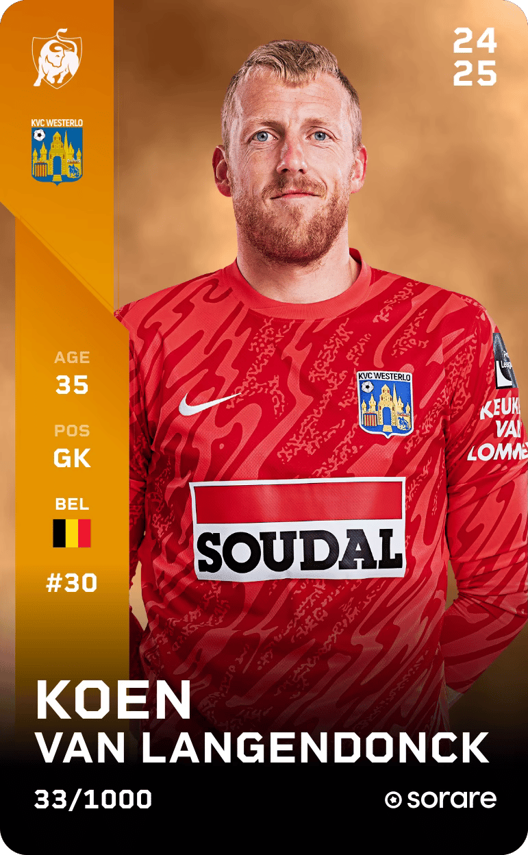 Koen Van Langendonck 2024-25 • Limited 33/1000