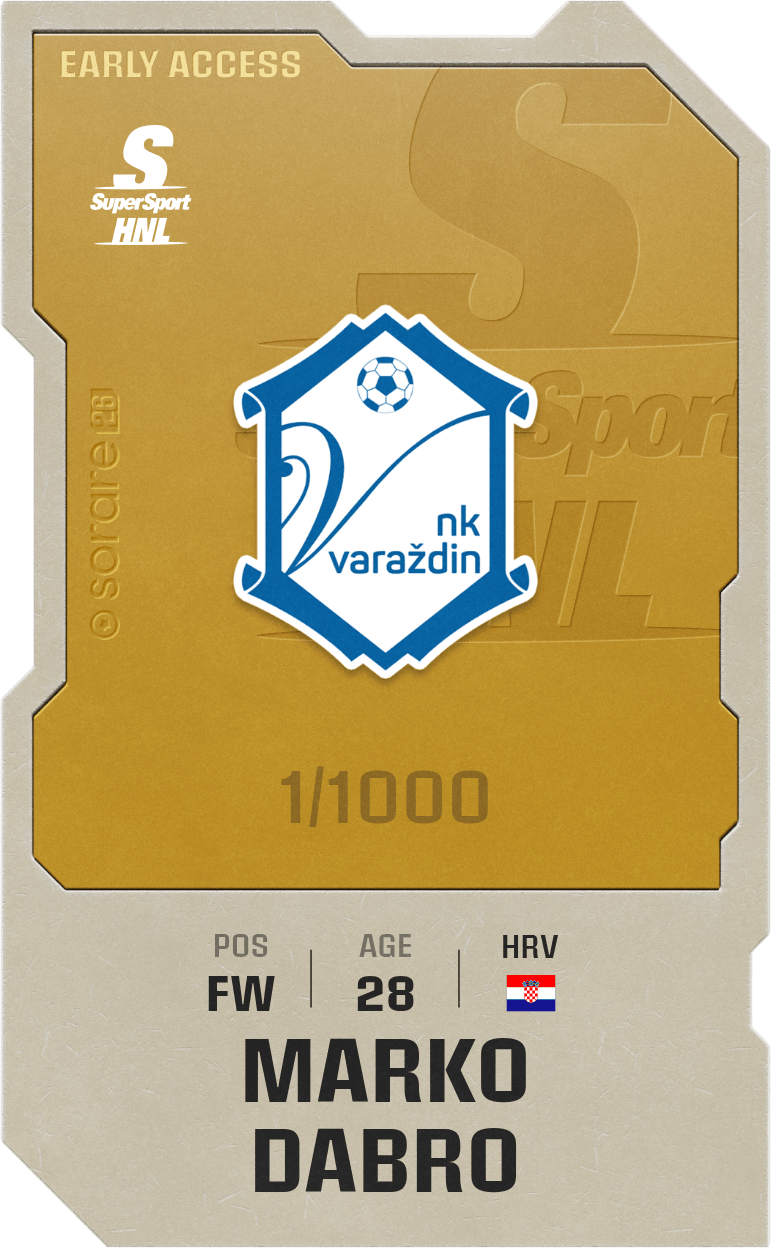 Marko Dabro 2025-26 • Limited 1/1000