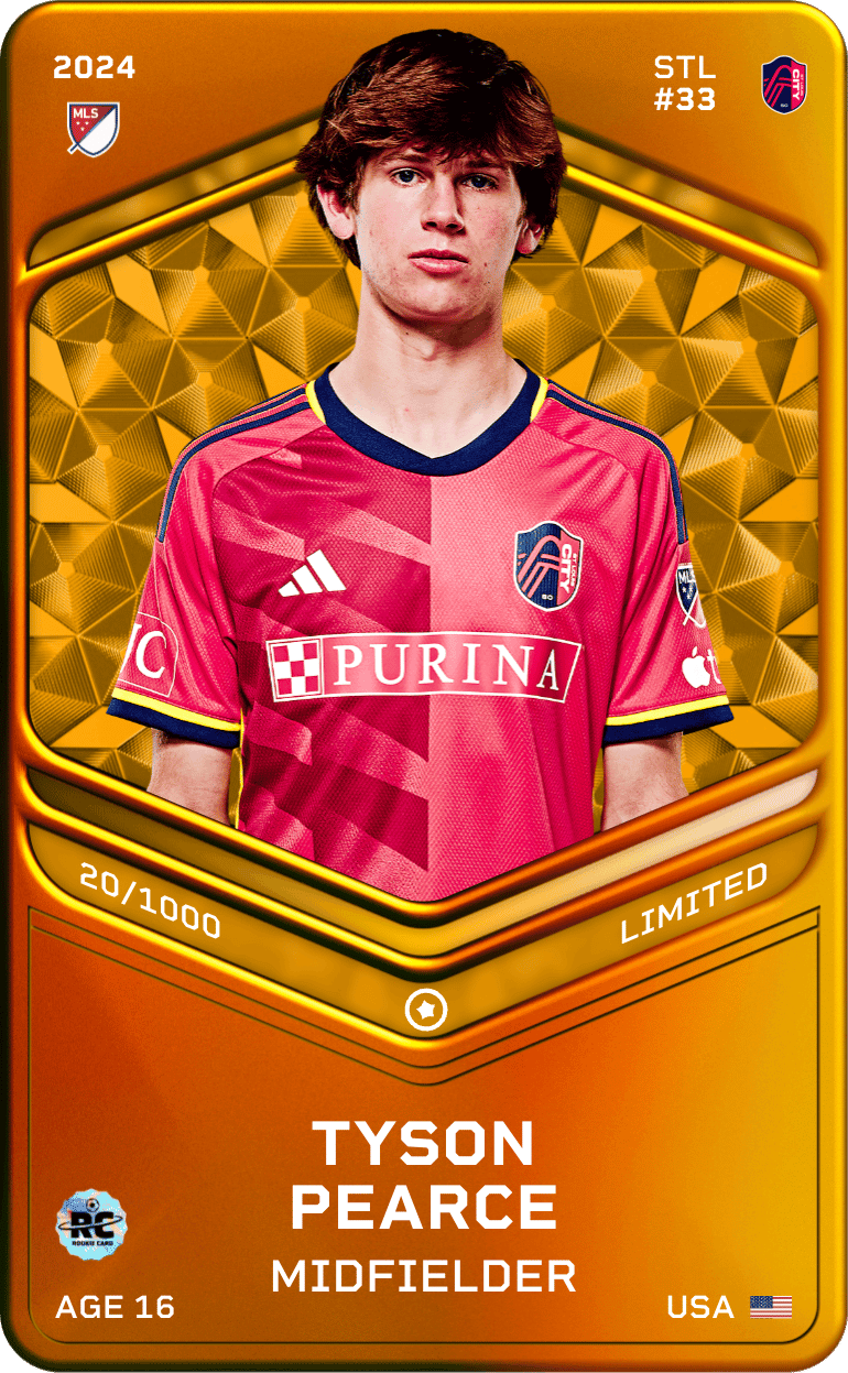 Tyson Pearce 2024-25 • Limited 20/1000