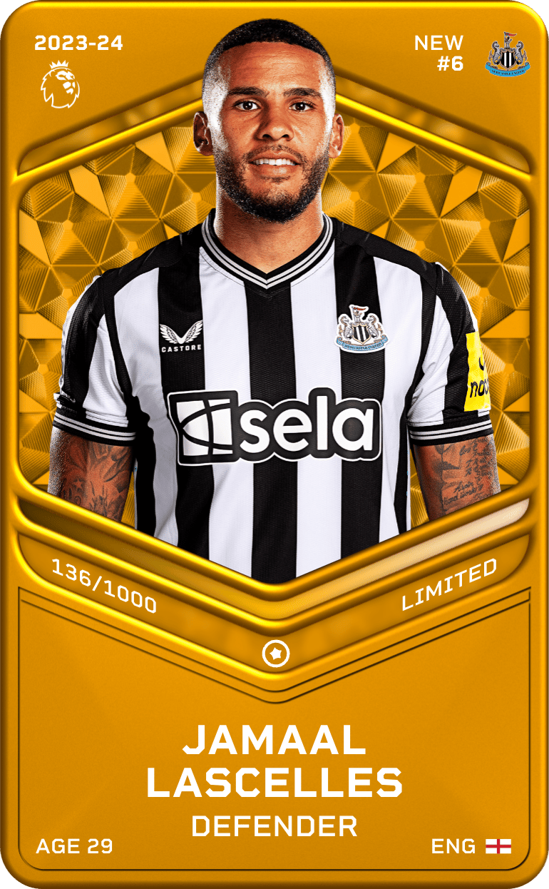 Jamaal Lascelles 2023-24 • Limited 136/1000