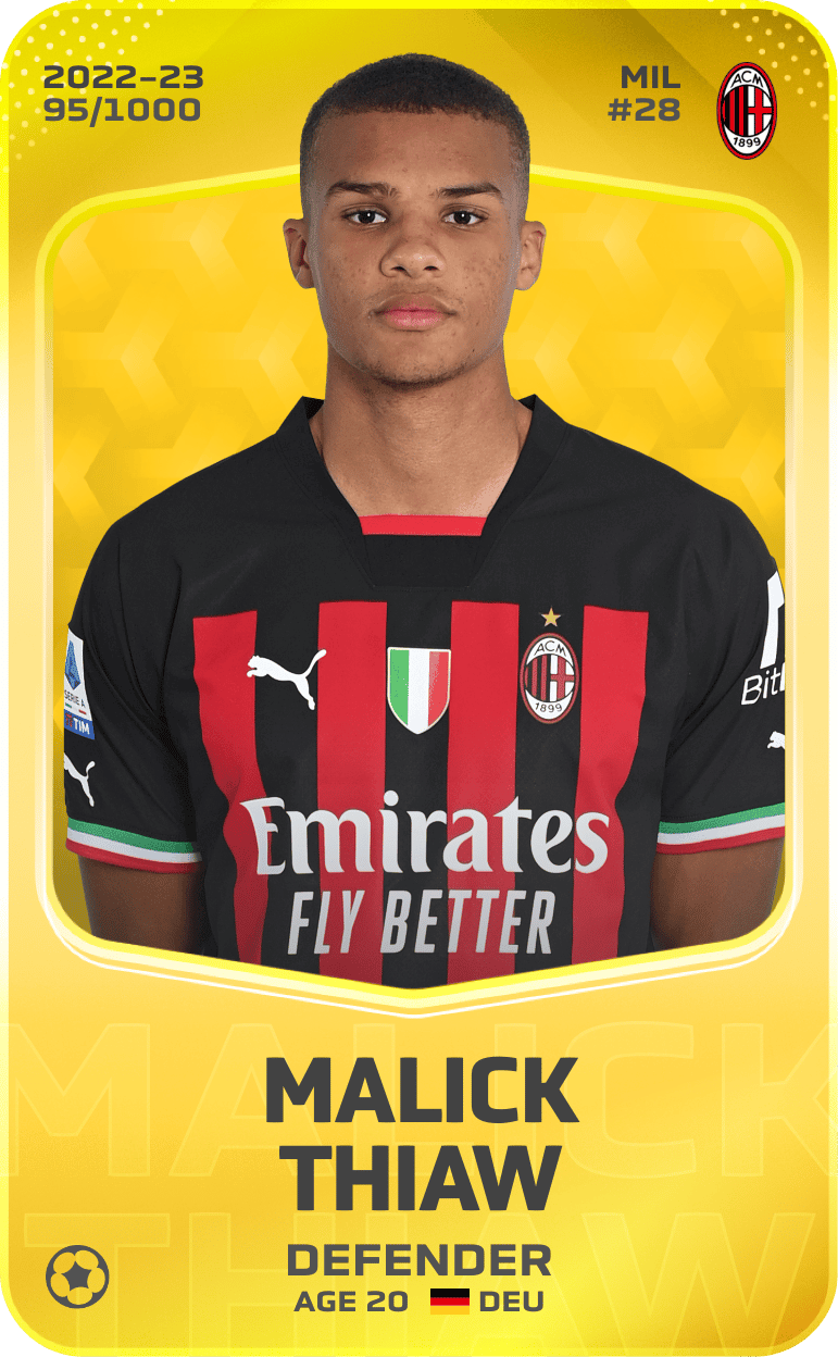Malick Thiaw 2022-23 • Limited 95/1000
