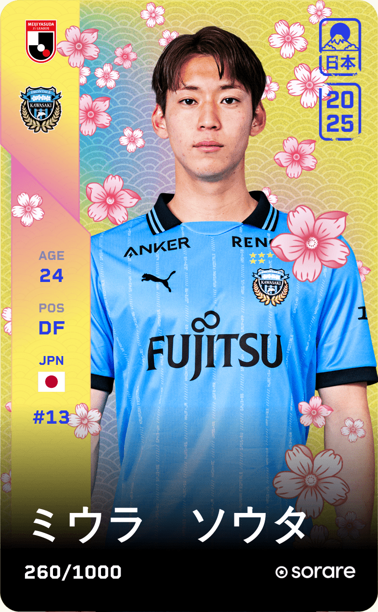 Sota Miura 2025-26 • Limited 260/1000