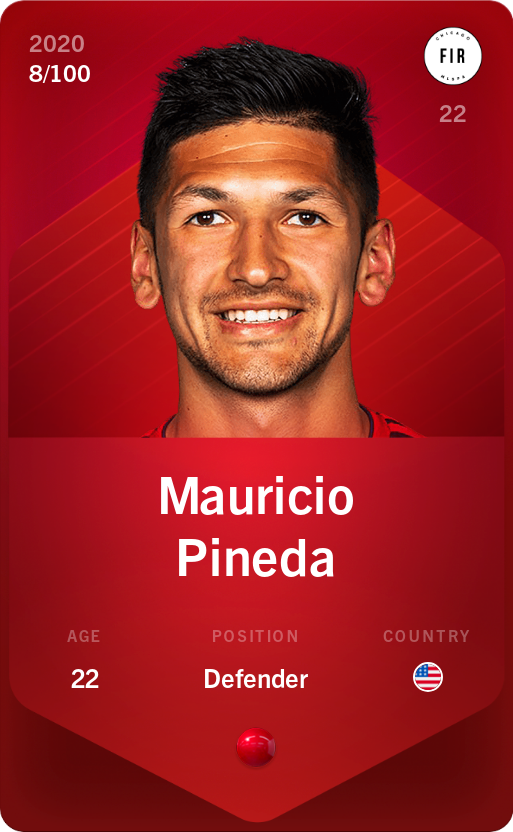 Sorare - Sorare Official - Mauricio Pineda 2020-21 • Rare 8/100 - NFT # 6693456961020512847656023175311400901894829326681885056098889064817426144650