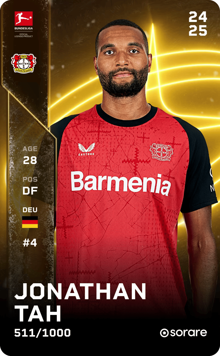 Jonathan Tah 2024-25 • Limited 511/1000