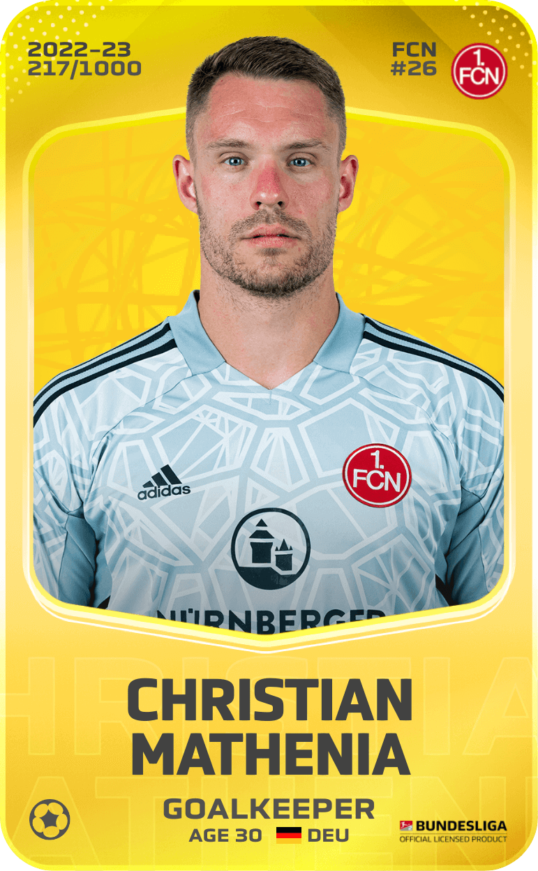 Christian Mathenia 2022-23 • Limited 217/1000