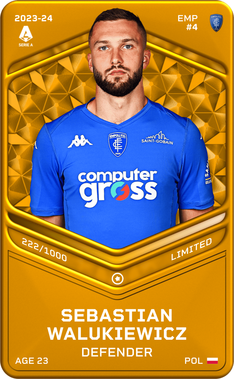 Sebastian Walukiewicz 2023-24 • Limited 222/1000