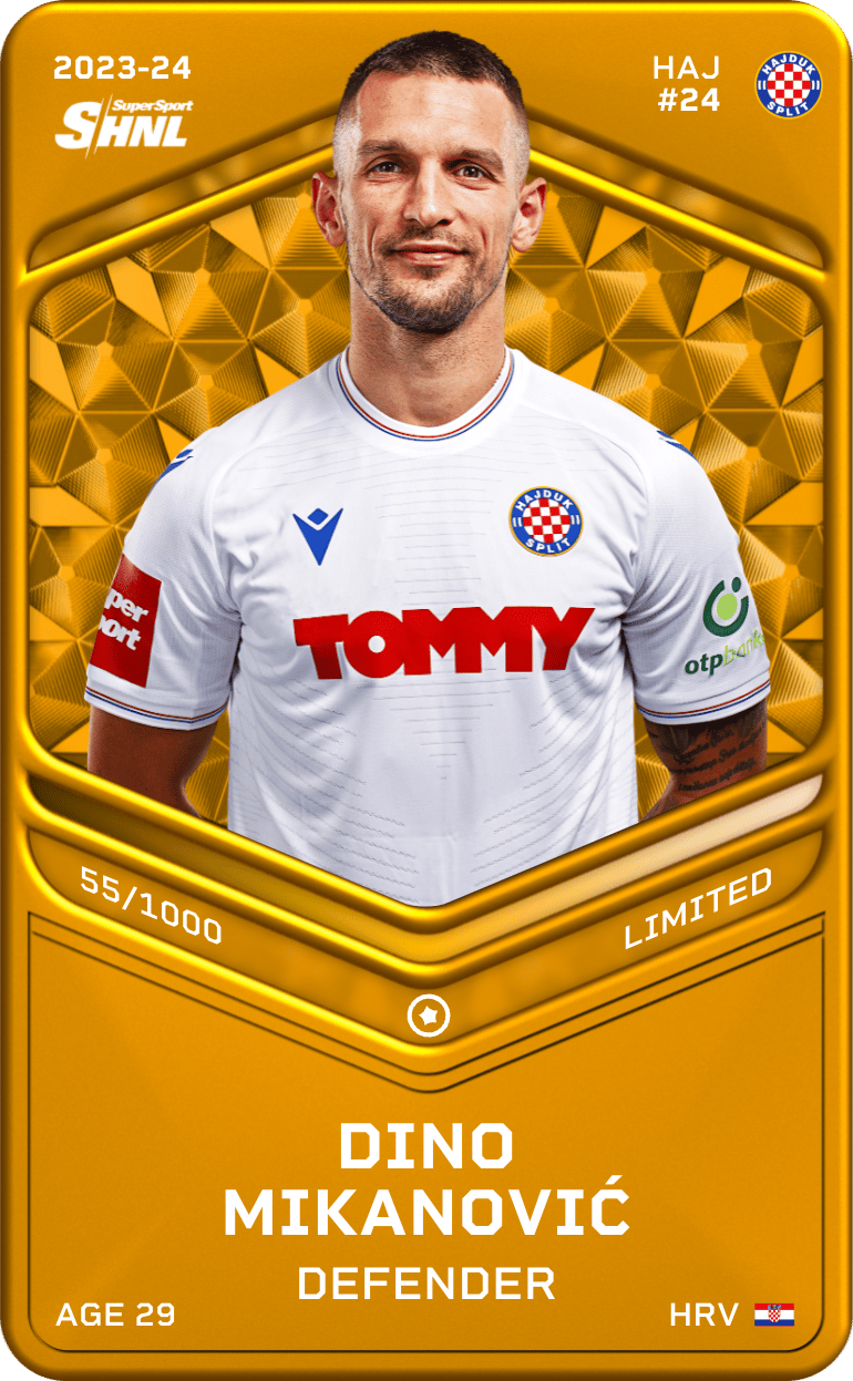 Dino Mikanović 2023-24 • Limited 55/1000