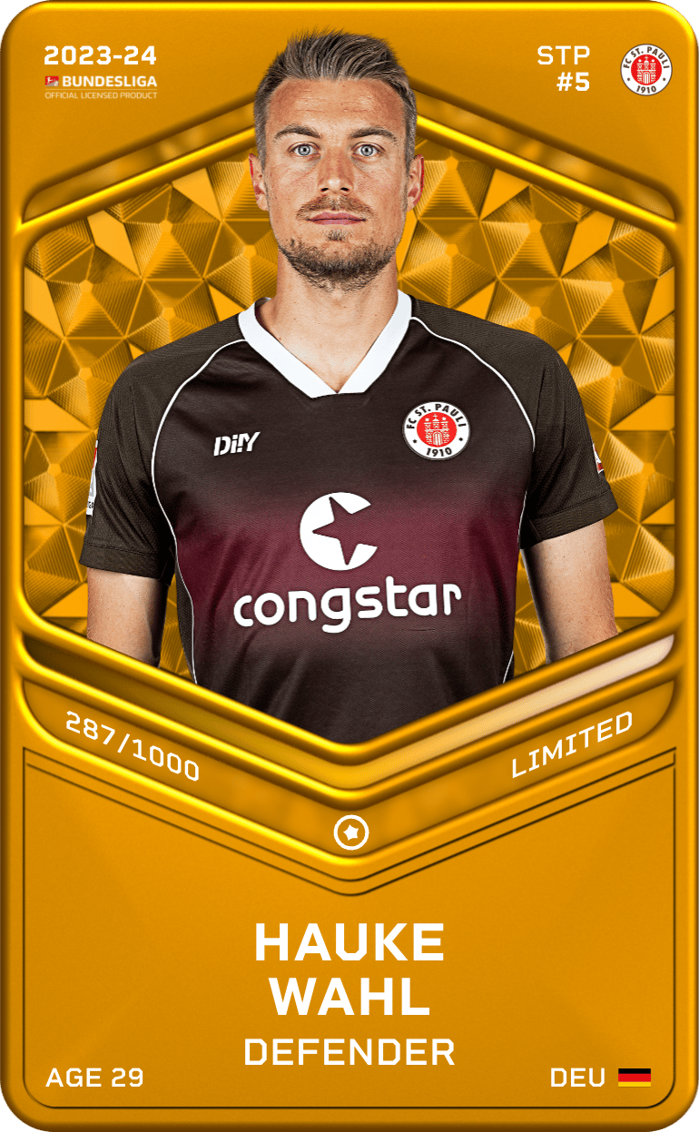 Hauke Wahl 2023-24 • Limited 287/1000