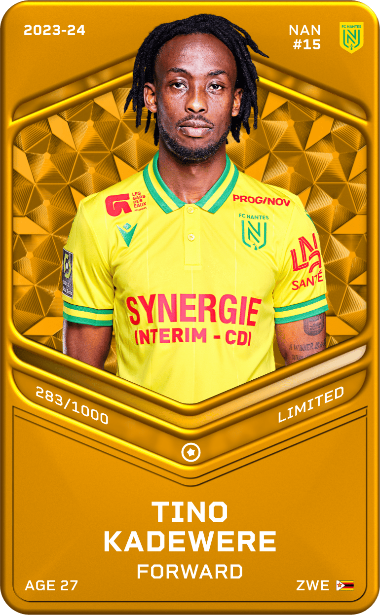 Tino Kadewere 2023-24 • Limited 283/1000