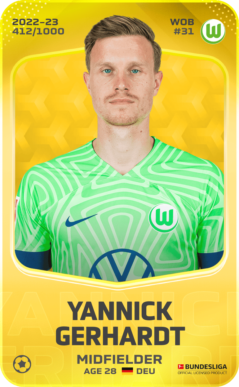 Yannick Gerhardt 2022-23 • Limited 412/1000