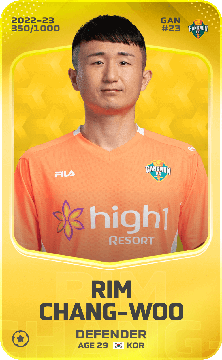 Rim Chang-Woo 2022-23 • Limited 350/1000
