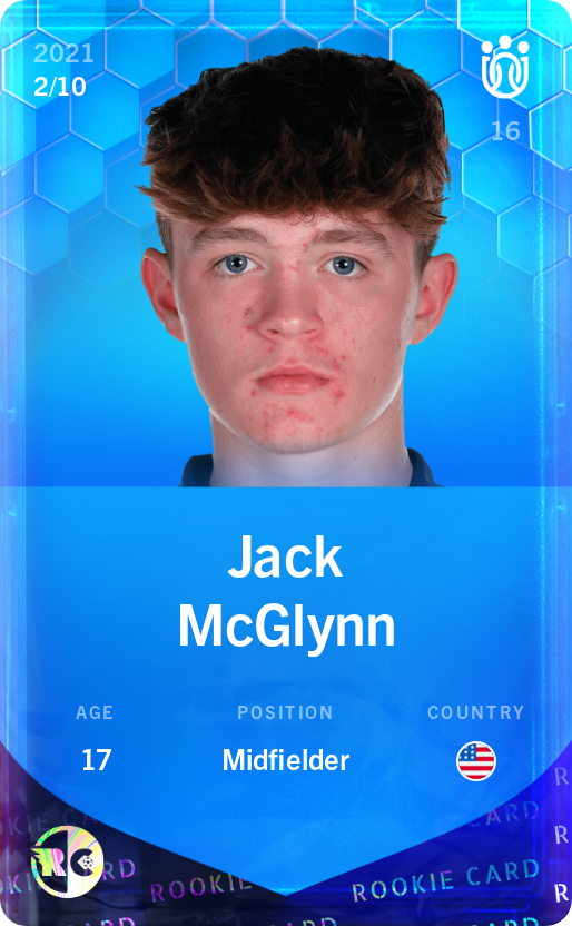 Sorare - Sorare Official - Jack McGlynn 2021-22 • Super Rare 2/10 - NFT # 88706520663124958724321498171332727551398874062111464795301841950272879046299